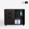 Meuble de bureau pour documents avec roulettes et serrure Twatt Choix