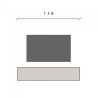 Meuble TV mobile design suspendu minimal moderne en bois avec porte Infinity 54 Vente