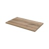 Meuble de salle de bain suspendu beige tiroirs tourterelle Coast 80N Remises