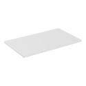 Meuble de salle de bain suspendu 80x46 lavabo d'appui rose et blanc Lili 80 Remises