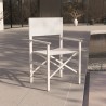 Chaise de plage pliante en aluminium textilène blanc Regista Gold White Vente