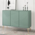 Buffet salon cuisine 120 cm design 3 portes pieds dorés Luke Promotion