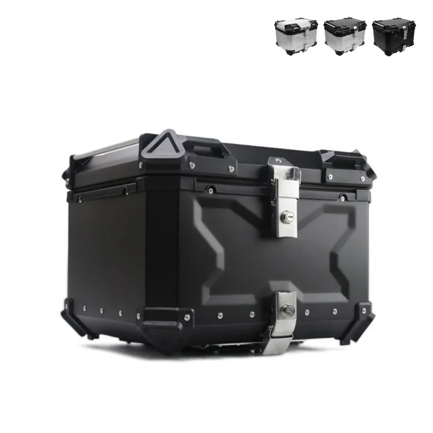 Coffre de moto arrière en aluminium universel de 46 litres Maverick M Vente