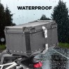 Coffre pour scooter 80 litres universel deux casques Maverick XXL 