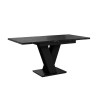 Masiv Royal Table extensible 120-160x80 moderne noir effet marbre Remises