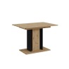 Table à manger extensible 100-140x60cm chêne noir Wood Mini Vente