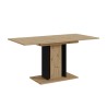 Table à manger extensible 100-140x60cm chêne noir Wood Mini Offre