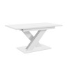 Table extensible 140-180x80 salle à manger moderne blanc 8 places Bronx Offre