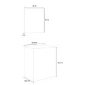 Meuble salle de bain peu encombrant lavabo 60cm miroir LED Lisbonne 60 Choix