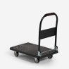 Chariot plateforme pliable transport de colis 200kg 4 roues Kerry Offre