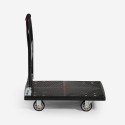 Chariot plateforme pliable transport de colis 200kg 4 roues Kerry Remises