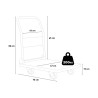 Chariot plateforme pliable transport de colis 200kg 4 roues Kerry Choix