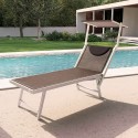 20 transats de plage bains de soleil en aluminium Santorini Limited Edition Vente