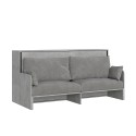 Lit escamotable avec canapé gris matelas simple Kando Sofà MCM Vente