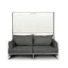 Lit superposé escamotable avec canapé blanc gain de place Kando Sofà 2MBF Offre