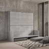 Lit escamotable superposé avec canapé gris matelas Kando Sofà 2MCM Catalogue