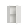 Lit escamotable gain de place horizontal matelas simple blanc Kando C Caractéristiques