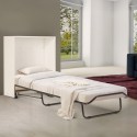 Lit escamotable armoire lit sommier matelas et lattes 80x190 Atena Vente