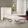 Lit escamotable armoire lit sommier matelas et lattes 80x190 Atena Vente