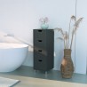 Commode de salle de bain multifonctionnelle moderne à 4 tiroirs Servez Catalogue