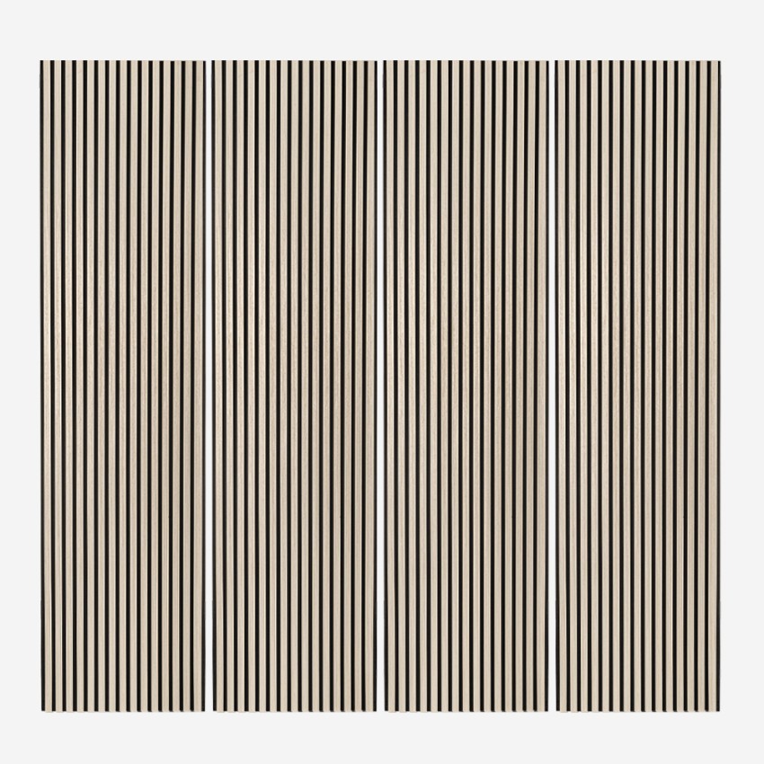 4 x Panneaux insonorisants 240x60 décoratifs bois de palissandre Swald Promotion 4 x Panneaux insonorisants 240x60 décoratifs bois de palissandre Swald Promotion