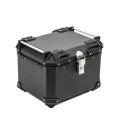 Coffre arrière moto 46 litres noire avec support universel Adventure Promotion