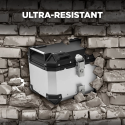 Coffre arrière moto 46 litres noire avec support universel Adventure Catalogue