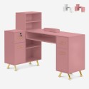 Table manucure d'angle reconstruction ongles blanc rose Dorys Vente