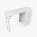 Table manucure reconstruction ongles pliante gain de place roues Nais Remises