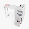 Table manucure reconstruction ongles pliante gain de place roues Nais Offre
