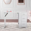 Table manucure reconstruction ongles pliante gain de place roues Nais Vente