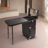 Valise à roulettes pour maquillage avec table miroir lumières Smarty Vente