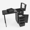 Valise à roulettes pour maquillage avec table miroir lumières Smarty Offre