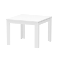 Table de salle à manger blanche carrée 80x80cm design moderne Ika 8 Promotion
