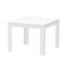 Table de salle à manger blanche carrée 80x80cm design moderne Ika 8 Promotion