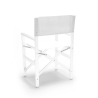 Chaise de plage pliante en aluminium textilène blanc Regista Gold White Remises