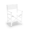 Chaise de plage pliante en aluminium textilène blanc Regista Gold White Promotion