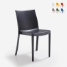 Chaise de restaurant bar jardin empilable en polypropylène pour l'extérieur et l'intérieur Perla BICA Remises
