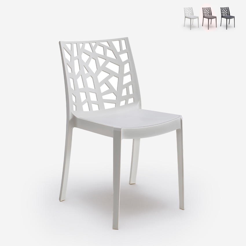 Chaise empilable moderne pour bar extérieur restaurant et jardin Matrix BICA Offre