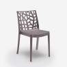 Lot de 23 chaises empilables modernes extérieur bar restaurant Matrix Bica 
