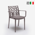 Lot de  23 chaises de bar de jardin d'extérieur avec accoudoirs Matrix Armchair Bica Modèle