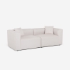 Canapé 3 places modulable moderne en tissu Neko Offre
