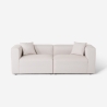 Canapé 3 places modulable moderne en tissu Neko Remises