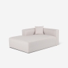 Canapé modulaire 3 places en tissu modulable avec méridienne d'angle Lorys Catalogue