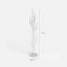 Portemanteau minimaliste en forme de cactus transparent design Lithops Remises