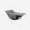 Fauteuil électrique relax design moderne inclinable chargeur USB Sara Choix