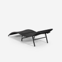 Chaise longue pliable en rotin avec coussin Tenerife Modèle