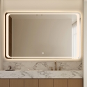 Miroir salle de bain rectangulaire 130x80cm rétroéclairé LED Morgen XL Offre