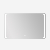 Miroir salle de bain rectangulaire 130x80cm rétroéclairé LED Morgen XL Vente