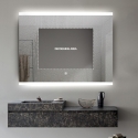 Miroir salle de bain rectangulaire rétroéclairé 130x80cm LED Krona XL Réductions